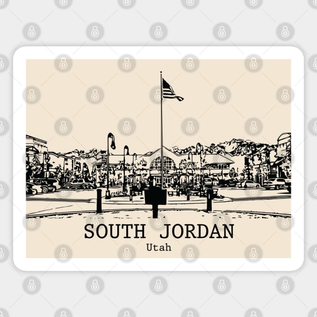 South Jordan - Utah Magnet by Lakeric